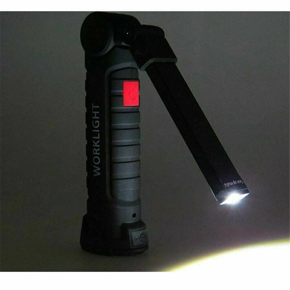 Portable COB LED Work Light Car Garage Mechanic USB Rechargeable Torch Lamp AU - Image 2