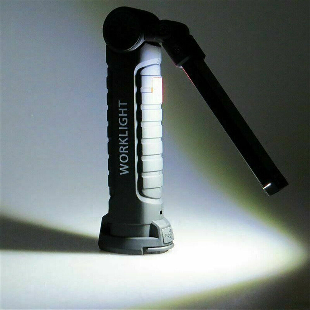 Portable COB LED Work Light Car Garage Mechanic USB Rechargeable Torch Lamp AU - Image 3