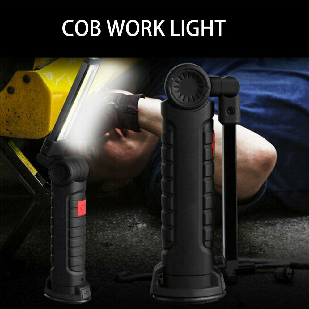 Portable COB LED Work Light Car Garage Mechanic USB Rechargeable Torch Lamp AU - Image 5
