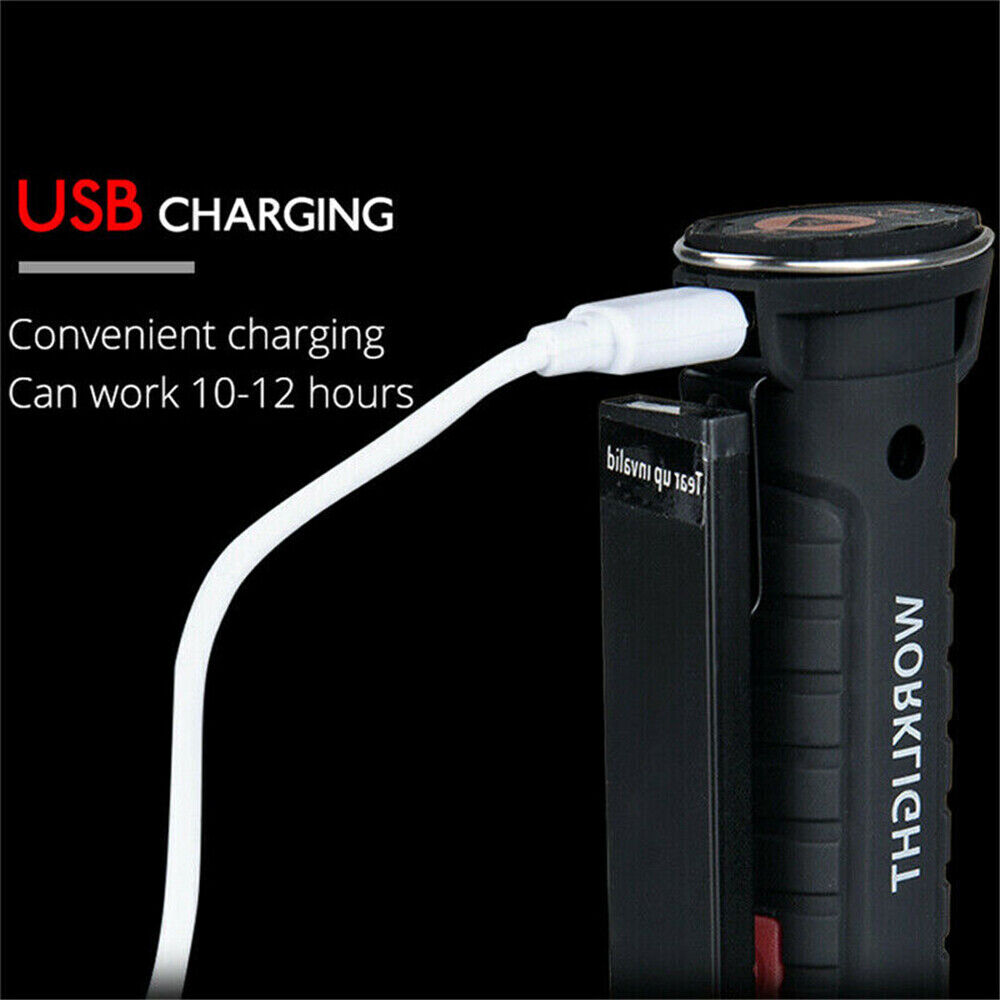 Portable COB LED Work Light Car Garage Mechanic USB Rechargeable Torch Lamp AU - Image 8