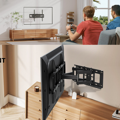 Full Motion Wall Mount TV Bracket Swivel & Tilt LED17 32 40 43 50 55 60 65 70 75 Double arm - Image 4