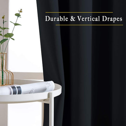2X Blockout Curtains 100% Blackout Window Curtain Draperies Pair Eyelet 3 Layers 132CM(W) x 160CM(D) - Image 6