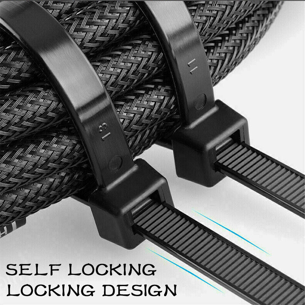 Cable Ties Zip Ties Nylon UV Stabilised 500pc Bulk Black Cable Tie 150mm x 2.5mm - Image 4