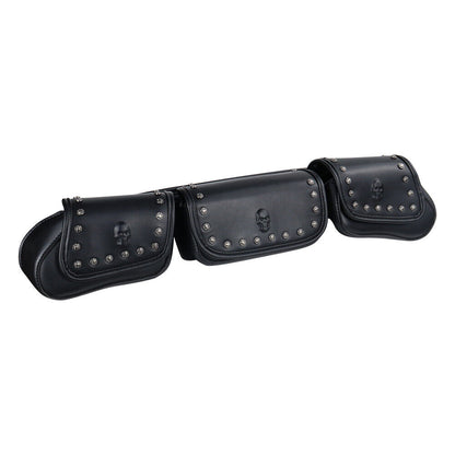 3 Pocket Windshield Bag Waterproof Fit For Harley Electra Glide FLHTC 96-13 - Image 5