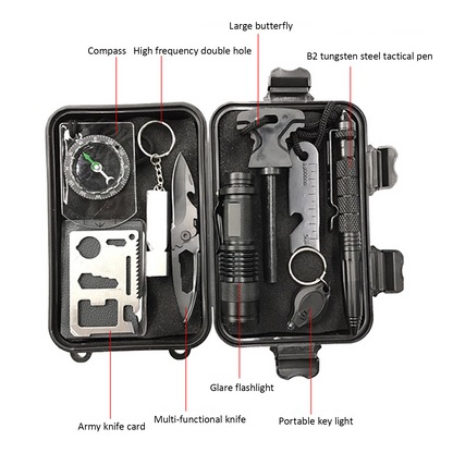 Camping Tool Emergency Survival Equipment Set Outdoor Sport Tactical Hiking Kit - Image 7