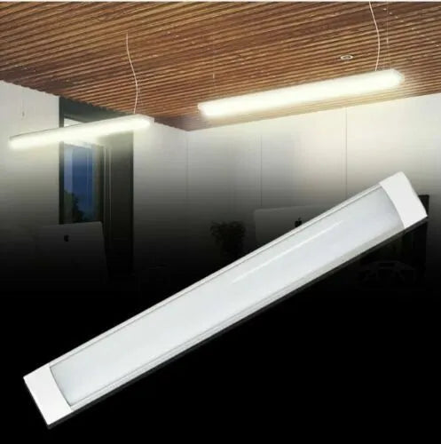 10x 120CM LED Tube Light Batten Linear Slim Light WorkShop Garage Lamp 40W 6500K - Image 3