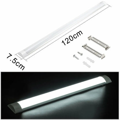 10x 120CM LED Tube Light Batten Linear Slim Light WorkShop Garage Lamp 40W 6500K - Image 5