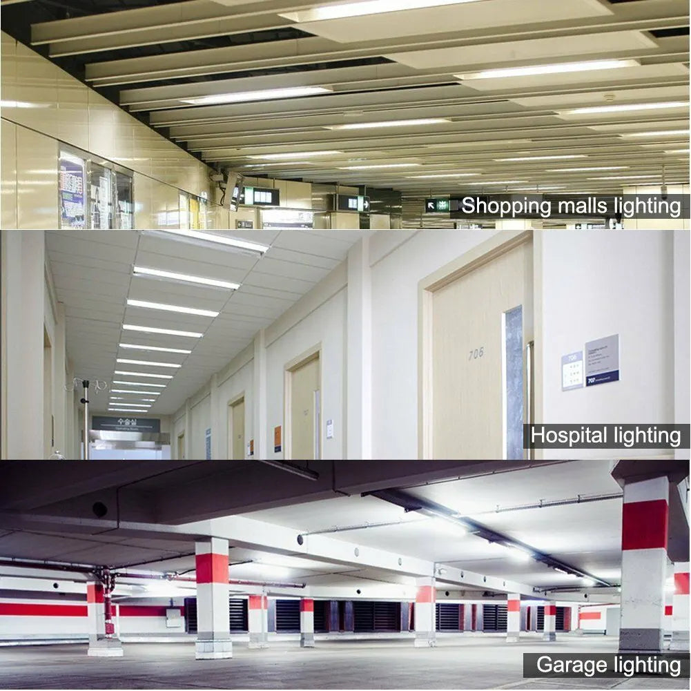10x 120CM LED Tube Light Batten Linear Slim Light WorkShop Garage Lamp 40W 6500K - Image 6