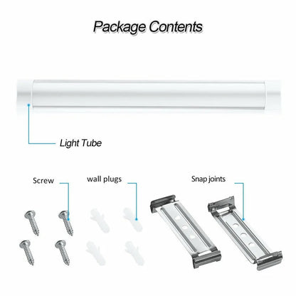 10x 120CM LED Tube Light Batten Linear Slim Light WorkShop Garage Lamp 40W 6500K - Image 7