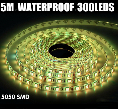 5V RGB LED Strip Lights IP65 Waterproof 5050 5M 10M 20M 300 LEDs USB Bluetooth - Image 2