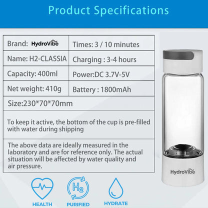 Hydrogen Water Generator Bottle SPE PEM Technology Machine - H2 Inhalation - Image 4
