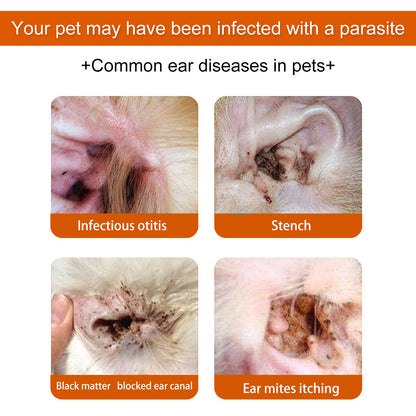 Yegbong Pet Ear Wipes, Pet Ear Cleaning Deodorizing Removing Mite And Earwax Cleaning Wipes - Image 9