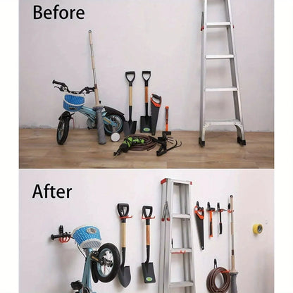 20-Pack Heavy Duty Garage Storage Hooks – Anti-Slip Steel Hangers for Tools, Ladder & Bikes - Image 3
