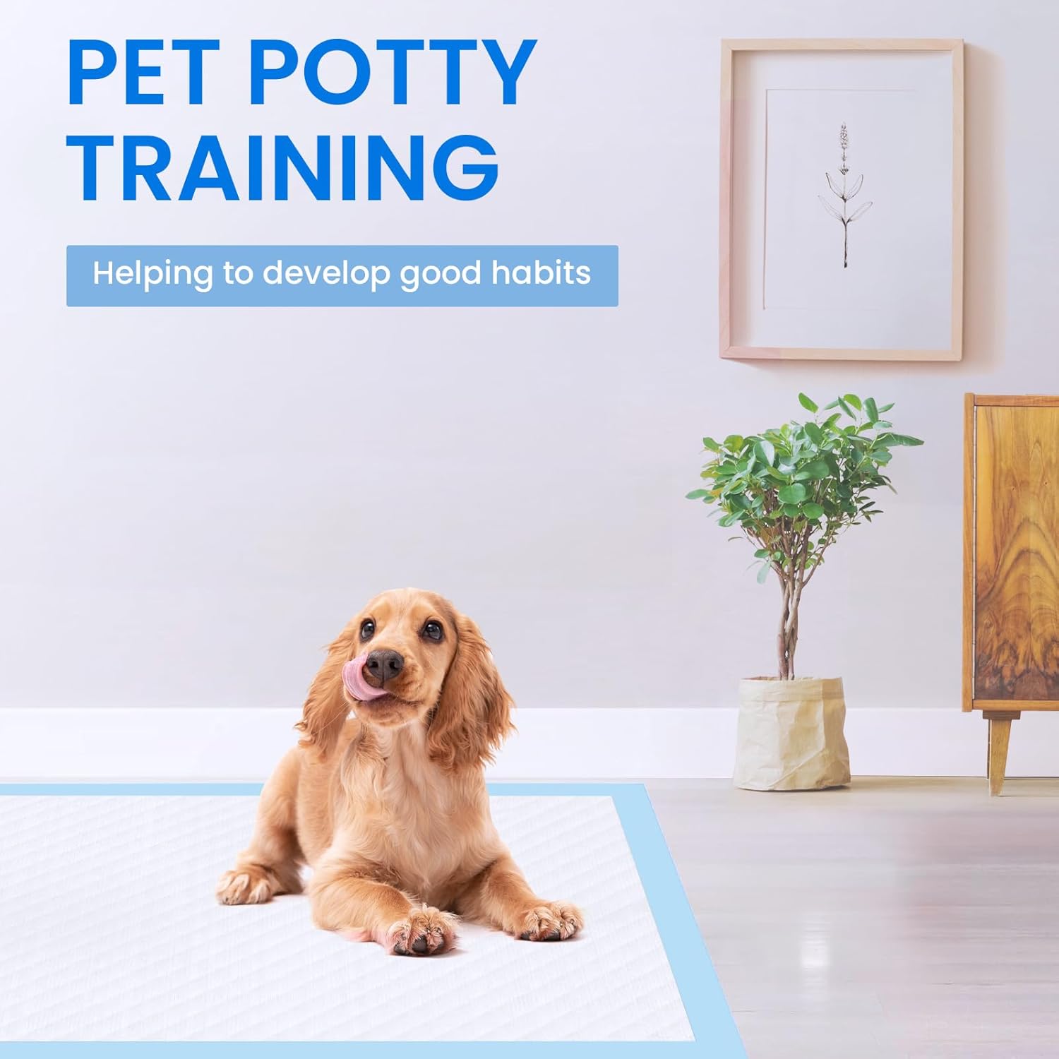 50pcs Pet Training Pads Puppy Toilet Dog Pee Indoor 60x90cm Super Absorbent - Image 3