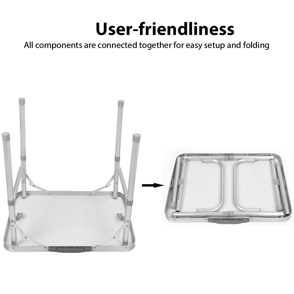 Outdoor Camping Folding Table Picnic Foldable Tables Aluminium Portable BBQ Desk - Image 7