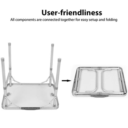 Outdoor Camping Folding Table Picnic Foldable Tables Aluminium Portable BBQ Desk - Image 7