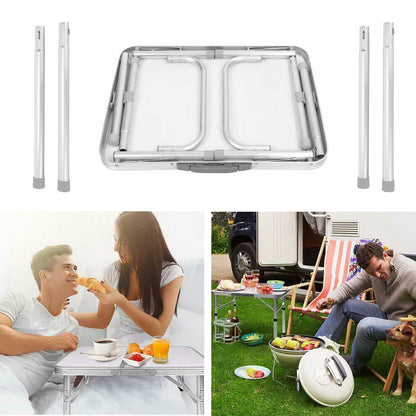 Outdoor Camping Folding Table Picnic Foldable Tables Aluminium Portable BBQ Desk - Image 9