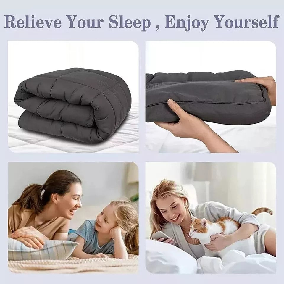 5CM Bedding Luxury Pillowtop Mattress Topper Mat Pad Antibacterial and dust mite-resistant Queen:153*203cm - Image 2