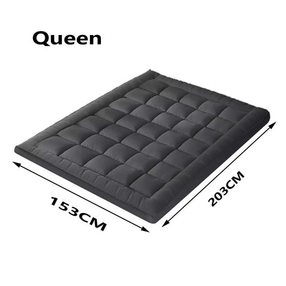 5CM Bedding Luxury Pillowtop Mattress Topper Mat Pad Antibacterial and dust mite-resistant Queen:153*203cm - Image 3
