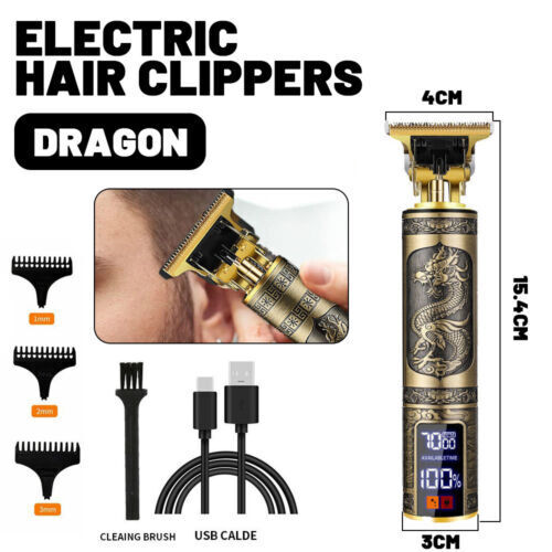 Professional Mens Hair Clippers Shaver Trimmers Machine Cordless Beard Electric - Image 6