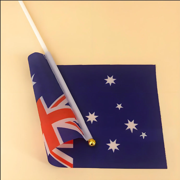 Small Waver Hand Held Aussie Flags Party Supplies Banner AU 8pcs Australia Flag - Image 6