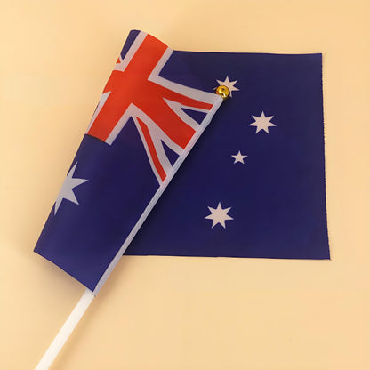 Small Waver Hand Held Aussie Flags Party Supplies Banner AU 8pcs Australia Flag - Image 8