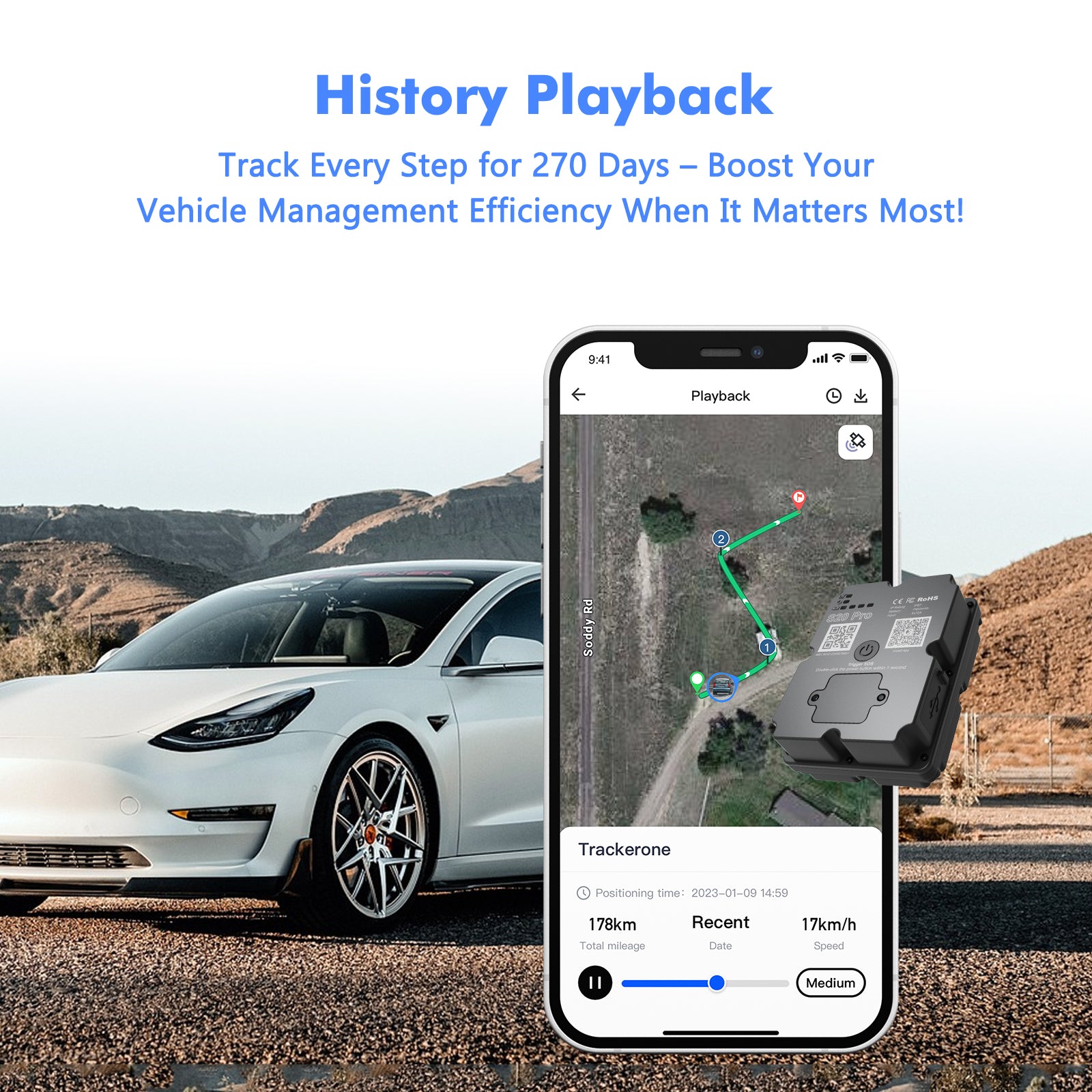 4G GPS Tracker for Car/Moto/Luggage - Waterproof, Real-time Tracking 30 Days Battery Life, Remote Control via Trial App. - Image 4