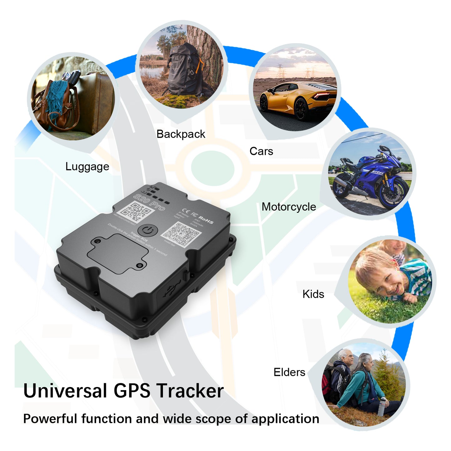 4G GPS Tracker for Car/Moto/Luggage - Waterproof, Real-time Tracking 30 Days Battery Life, Remote Control via Trial App. - Image 5