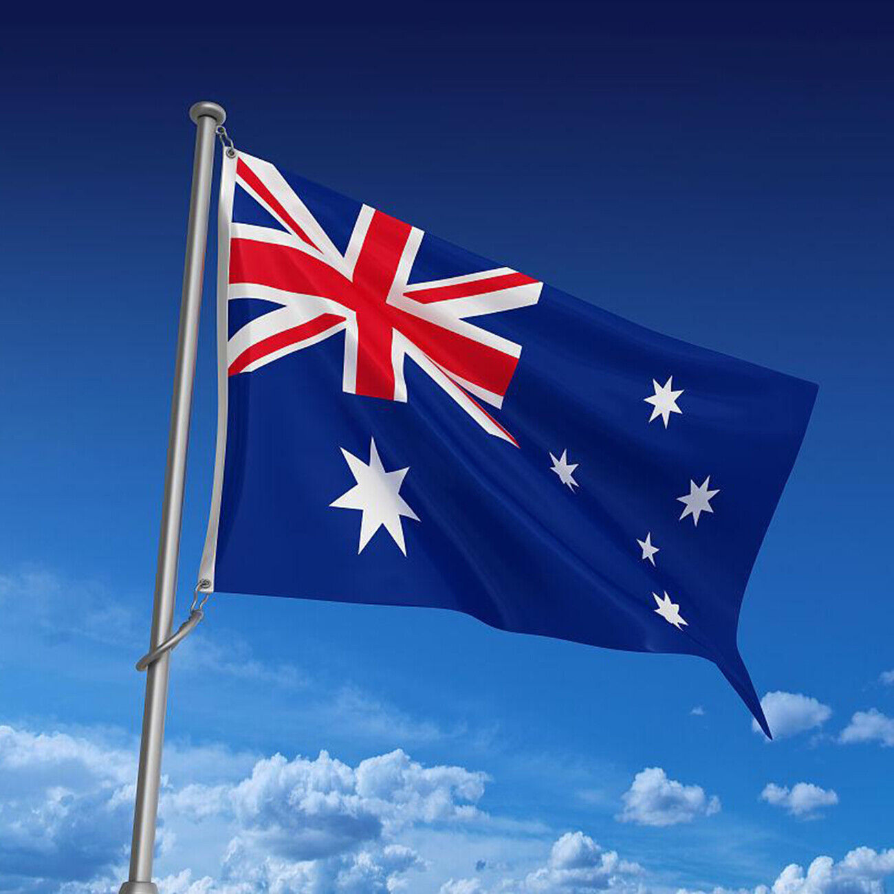 2 Pack Australian Aussie Flag Australia Day Oz AU 2x3ft 60x90cm Polyester - Image 9