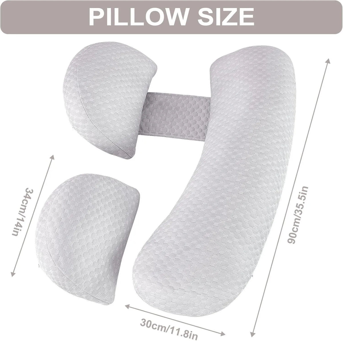 Pregnancy Pillow, Maternity Pillow Support for Sleeping Pregnancy Pillow for HIP - Image 2