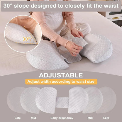 Pregnancy Pillow, Maternity Pillow Support for Sleeping Pregnancy Pillow for HIP - Image 3