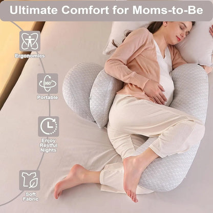 Pregnancy Pillow, Maternity Pillow Support for Sleeping Pregnancy Pillow for HIP - Image 4