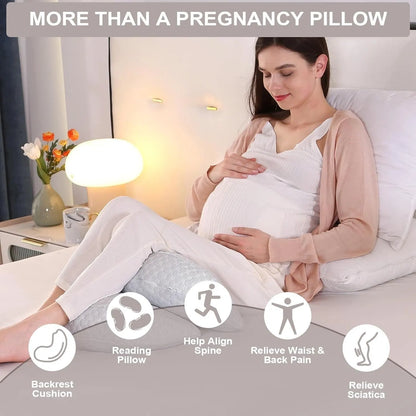 Pregnancy Pillow, Maternity Pillow Support for Sleeping Pregnancy Pillow for HIP - Image 5