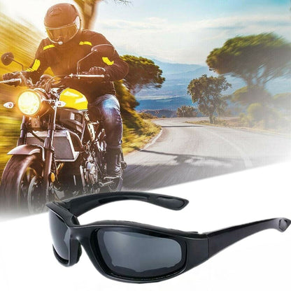 3pcs Chopper Foam Padded Motorcycle Riding Glasses Sunglasses Windproof Goggles - Image 6