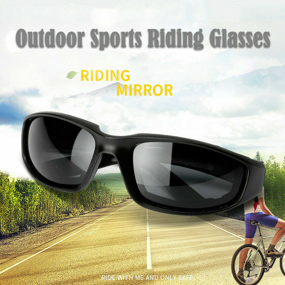 3pcs Chopper Foam Padded Motorcycle Riding Glasses Sunglasses Windproof Goggles - Image 8