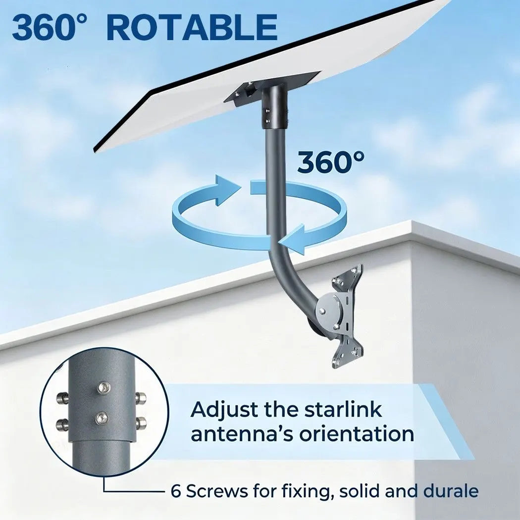 Starlink Gen3 Roof Wall Pole Mounting Kit Compatible withSatellite Standard Dish - Image 8