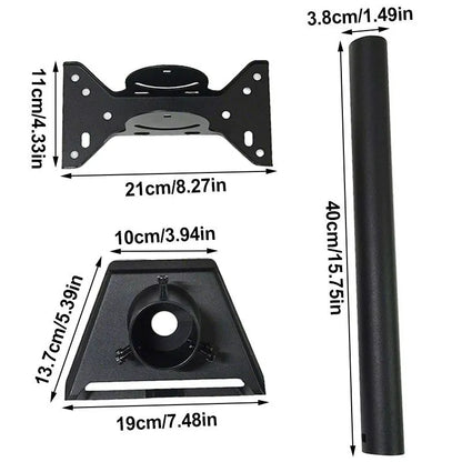 For Starlink Gen 3 Mount Mounting Kit Heavy Duty Roof &Wall 180° Adjustable Pole - Image 2