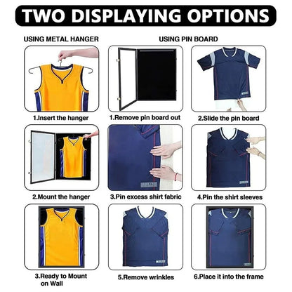 Jersey Frame Display Case Large Sports Jersey Showcase Box Custom Shirt Display - Image 2