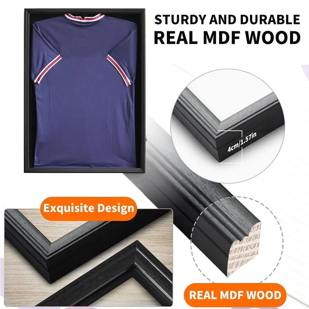 Jersey Frame Display Case Large Sports Jersey Showcase Box Custom Shirt Display - Image 5