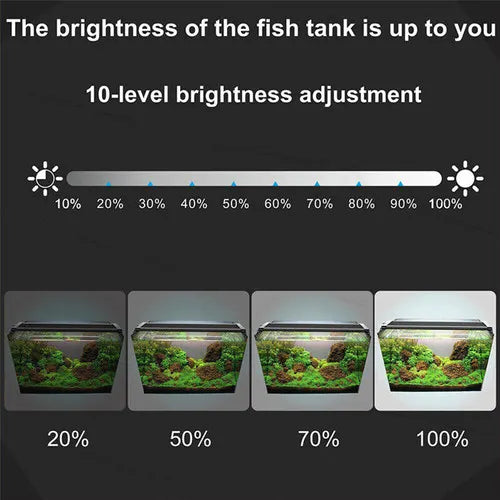 2Sets LED Light 40cm Full Spectrum Aquarium Lighting Aqua Plant Fish Tank Lamp 15W - Image 8