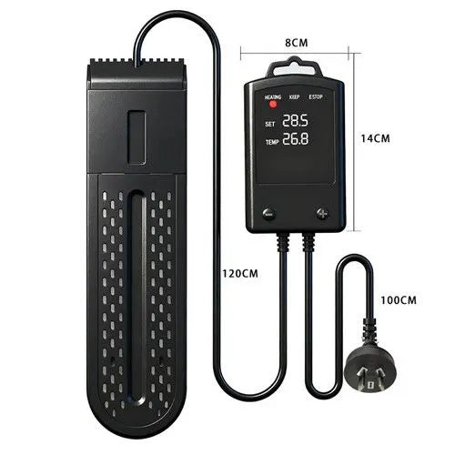 1500W Submersible Aquarium Thermostat LCD Digital Display Aqua Fish Tank Water Heater - Image 2