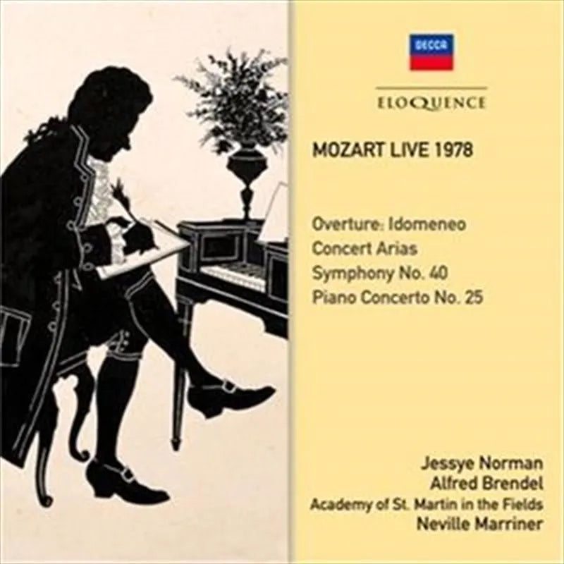 Mozart Live 1978 - Norman, Jessye: Alfred Brendel Cd Album