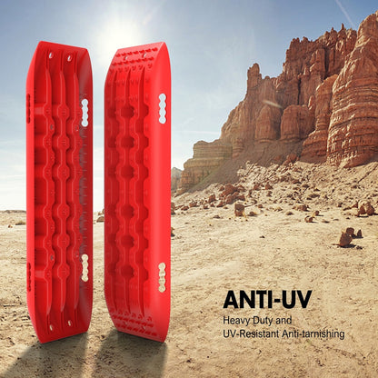 X-BULL 10 Pairs Recovery tracks Boards 10T / Sand tracks/ Mud tracks Gen 2.0 Red - Image 7