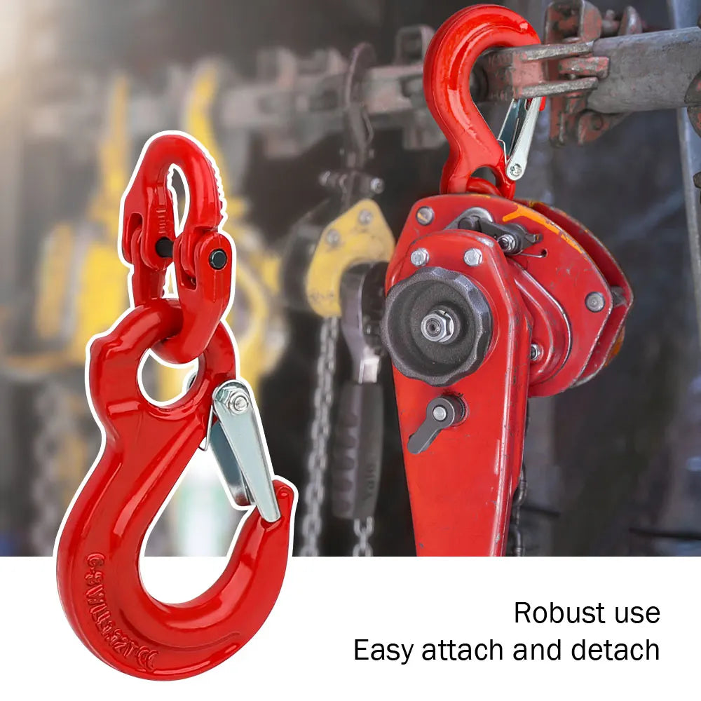 2X 6mm Hammerlock+ Eye Sling Hook Safety Chain Caravan Trailer connecting Extend - Image 6