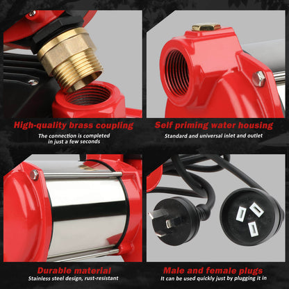 ETOSHA 2000W Garden Water Pump High Pressure 4-Stage Tank Irrigation Water Pump - Image 3