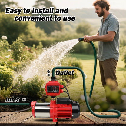 ETOSHA 2000W Garden Water Pump High Pressure 4-Stage Tank Irrigation Water Pump - Image 5