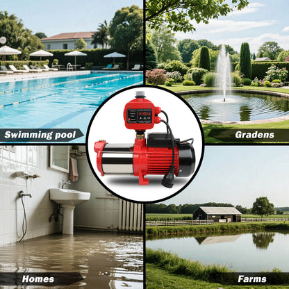 ETOSHA 2000W Garden Water Pump High Pressure 4-Stage Tank Irrigation Water Pump - Image 7