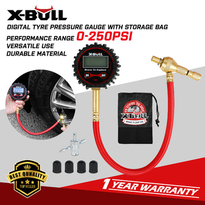 X-BULL Digital tire pressure gauge 250PSI Tyre Air Pressure Car Motorcycle LED - Image 7