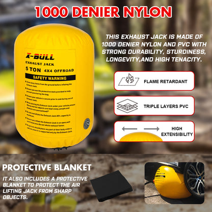 X-BULL Exhaust Jack Recovery Jack Air Bag Multi Layer Truck Rescue Kit 4x4 4WD 10 Units - Image 7