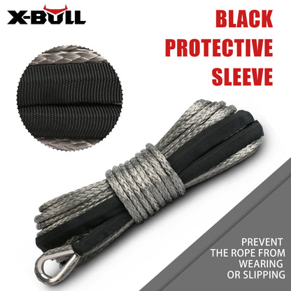 X-BULL Synthetic Dyneem Rope 5.5MM x 13M SK75 Car Tow Recovery Winch Cable Line - Image 6